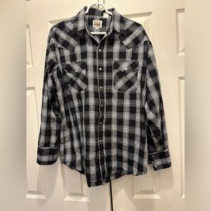 Men's Ely Cattleman Long Sleeve Western Snap Plaid Shirt